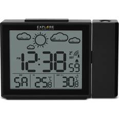 Alarm Clocks Explore Scientific Digital Projector Alarm Clock Black