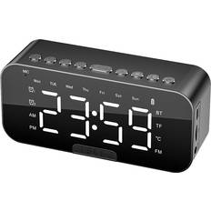 Alarm Clocks Tlily LED Digital Alarm Clock with Bluetooth 5.1