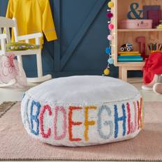 Pouffes on sale Dunelm Kid's Tufted Alphabet Pouffe Multicolor