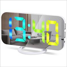Alarm Clocks Tlily RGB Digital Alarm Clock 6.5 Inch HD