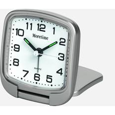 Moretime Väckarklockor Moretime Reseväckarur Silver