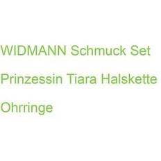 Widmann Schmuck Set Prinzessin Tiara Halskette Ohrringe - Mehrfarbig