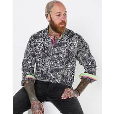 Joe Browns Men Shirts Joe Browns Men's Fun Times Long Sleeve Shirt - Black