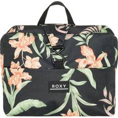 Roxy Tasker Roxy Tropical Print Cute Plane Logo Hanging Bag - Black
