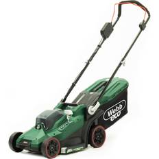 Lawn Mowers Webb Eco WEV20LM33BARE 20V 33cm Cordless Rotary Lawnmower Bare Unit Battery Powered Mower