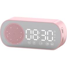 Tooarts Bluetooth Speaker Clock Multifunctional Smart Digital Mirror Alarm Clock