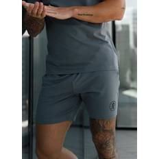 Gym King Pro Logo V2 Shorts - Fossil Grey
