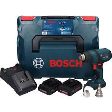 Bosch Werkzeug-Pistolen Bosch GHG 18V-50 Professional Heissluftgebläse 500 °C 2x Akku 4 Ah Ladegerät