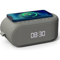 I-BOX Dual Alarm Clock with Wireless Charging