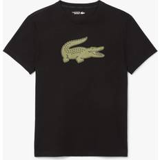Golf - Green T-shirts Lacoste Ultra Dry Logo Sport T-shirt - Black