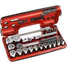 Outils à main Facom Coffret Étanche 1/2" 21 pièces Rouge Clé à cliquet