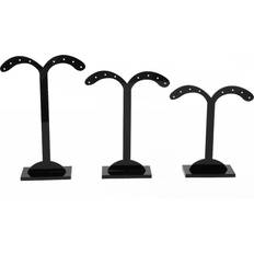 Women Jewellery Stands Tomtop Jms Three Piece Earring Holder Display Stand - Jewelry Stand