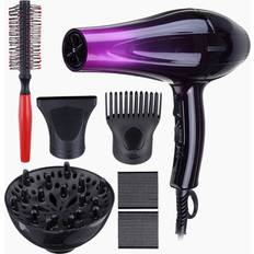 Purple Hairdryers Greenzech 2000W Ion Hair Dryer Heat Tool Dryer