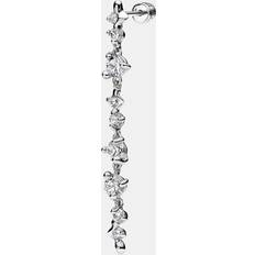 Unisex Øreringe Maria Black Arctic Earring Large - Silver