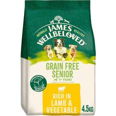 James wellbeloved senior James Wellbeloved 4.5kg Grain Free 7+ Years Senior Dry Dog Food Lamb & Vegetable