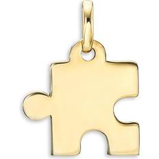 Zoe Lev 14K Yellow Gold Puzzle Piece Charm Pendant