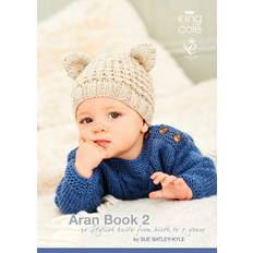 Yarn & Needlework Supplies King Cole Baby Aran Knitting Patterns Book 2
