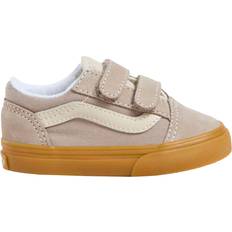 Babies - Beige Trainers Vans Old Skool V Tod Canvas Shoes - Grey