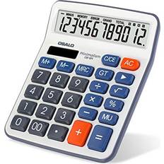 Calculators Osalo 12 Digit Extra Large Display Big Buttons Calculator OS-6M