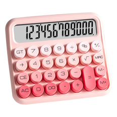 Calculators Jojomino Desktop 12 Digit Cute Calculator Gradient Pink