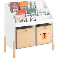 SoBuy Children Kids Bookcase Book Shelf Toy KMB115-W