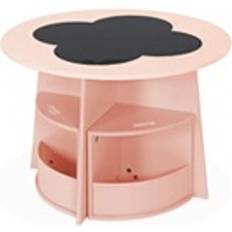 Sweeek Table Avec Ardoise Et 4 Chaises Avec Rangement Pour Enfant