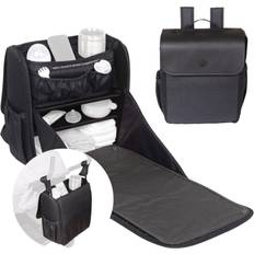 Lulyboo Diaper Bag Changing Station with Removable Stroller Cady Black