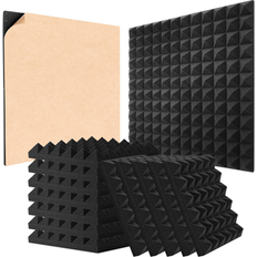 Bed Bath & Beyond Adhesive High Density Acoustic Foam Panels 48 Pack 12 x 12 x 2 inches