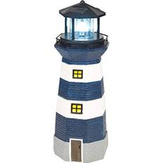 Gardenkraft 11280 Solar Revolving LED Lighthouse 40cm