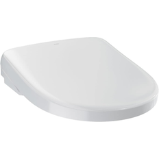 Toto Plastic Cotton White Round Soft Close Heated Bidet Toilet Seat SW4725-01