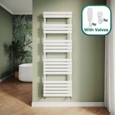 Heated Towel Rails Elegant Modern Central Heating Towel Radiator 1800 x 600 mm White