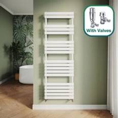 Heated Towel Rails Elegant Modern Central Heating Towel Radiator 1800 x 600 mm White