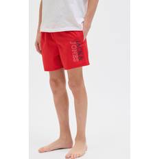 Multifärgade Badkläder Jack & Jones Normal Passform Badshorts Junior Röd