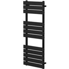 Heated Towel Rails Wholesale Domestic Colore Amaldi Matt 1200mm x 500mm Heated Towel Rail Black