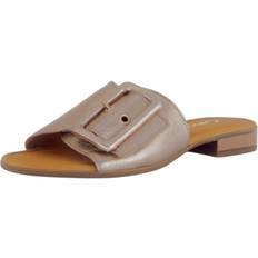 Guld Hjemmesko Gabor Pantolette Für Damen - Beige