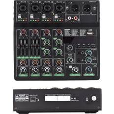 Audio mixer Tomtop Jms Audio Mixer 6-Channel Mixing Console 48V