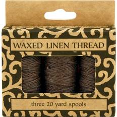 Yarn & Needlework Supplies Lineco Waxed Genuine Linen Thread 20 Yards