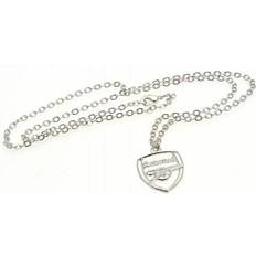 Arsenal FC Crest Plated Pendant And Chain