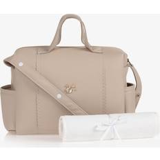 Leather Changing Bags Uzturre Beige Faux Leather Changing Bag 41 cm