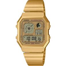 Guld - Unisex Armbåndsure Casio Vintage A130WEG-9AEF Digital Herre
