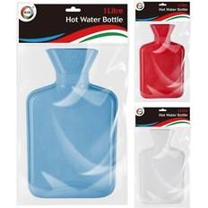 Red Heat Bottles Concept4u Natural Rubber Hot Water Bottle 1L