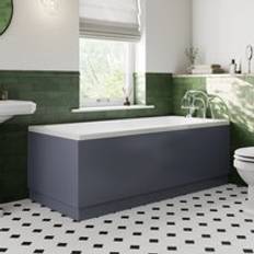 Park Lane Dark Grey Gloss Bath Panel Pack 1700/700mm