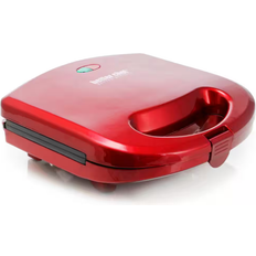 Electric Nonstick Sandwich Grill Countertop Sandwich Maker Red