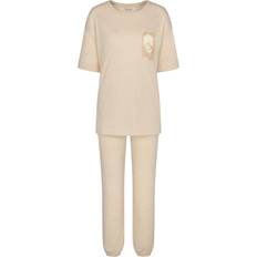 Pyjamasar Triumph Endless Comfort Long Sleeve Pyjama - Creme