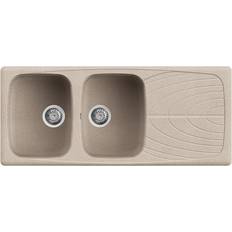 Lavelli da cucina Elleci Lavello Incasso 2 Vasche 116 x 50 cm