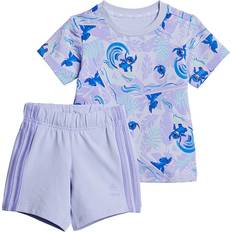 Lilla Tracksuits Børnetøj adidas Sweatsæt I DY LS T - Vioton/Multco