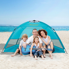 Alvantor EighteenTek Beach Tent Anti-UV Pop Up Sun Shelter Umbrella UPF 50+ Sun Shade With Carry Bag