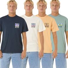 Rip Curl Mens Raw Energy Trad Short Sleeve T-Shirt - Cream