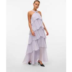 Vero Moda Vmfelicia Lang Kjole - Purpur