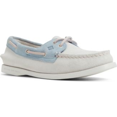 White Boat Shoes Sperry Women's Ao 2-Eye Round Boat Shoe - White
